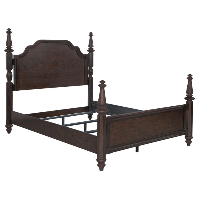 Andover Four-Poster Panel Bed - Dimensional Outlet Furniture (Oakland, CA)
