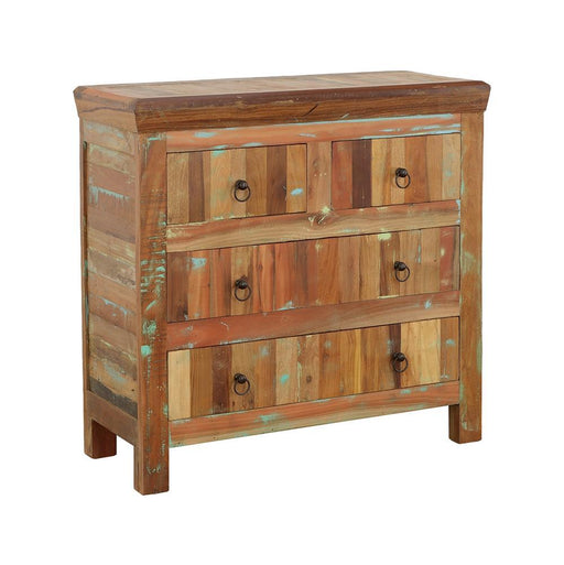 Harper 4-drawer Accent Cabinet Reclaimed Wood - Dimensional Outlet Furniture (Oakland, CA)