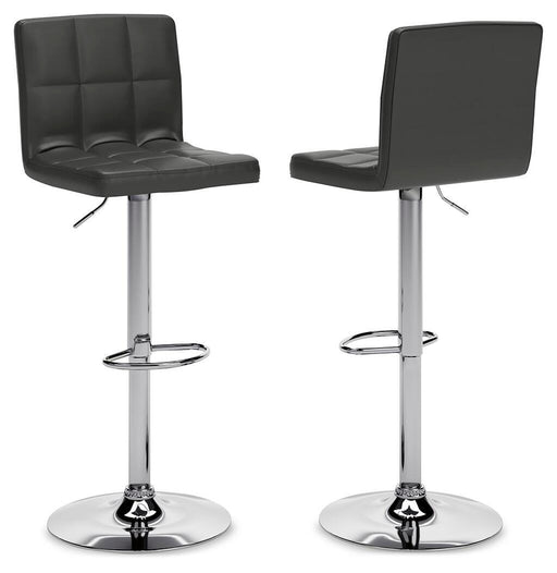 Bellatier Adjustable Height Bar Stool - Dimensional Outlet Furniture (Oakland, CA)