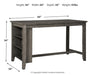 Caitbrook Counter Height Dining Table - Dimensional Outlet Furniture (Oakland, CA)