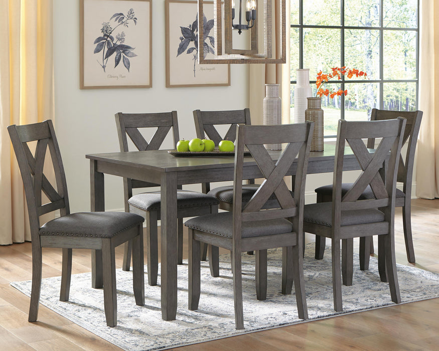 Caitbrook Dining Table and Chairs (Set of 7) - Dimensional Outlet Furniture (Oakland, CA)
