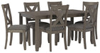 Caitbrook Dining Table and Chairs (Set of 7) - Dimensional Outlet Furniture (Oakland, CA)