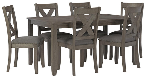 Caitbrook Dining Table and Chairs (Set of 7) - Dimensional Outlet Furniture (Oakland, CA)