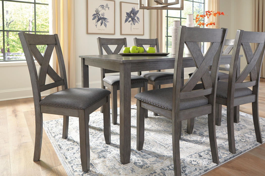 Caitbrook Dining Table and Chairs (Set of 7) - Dimensional Outlet Furniture (Oakland, CA)