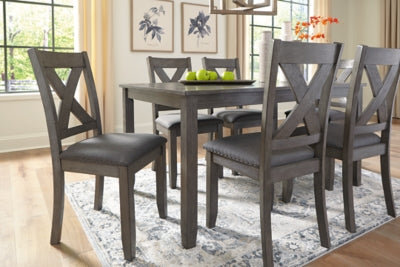 Caitbrook Dining Table and Chairs (Set of 7) - Dimensional Outlet Furniture (Oakland, CA)