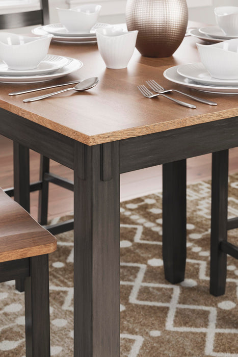 Gesthaven Counter Height Dining Table and 4 Barstools (Set of 5) - Dimensional Outlet Furniture (Oakland, CA)