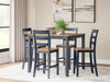 Gesthaven Counter Height Dining Table and 4 Barstools (Set of 5) - Dimensional Outlet Furniture (Oakland, CA)