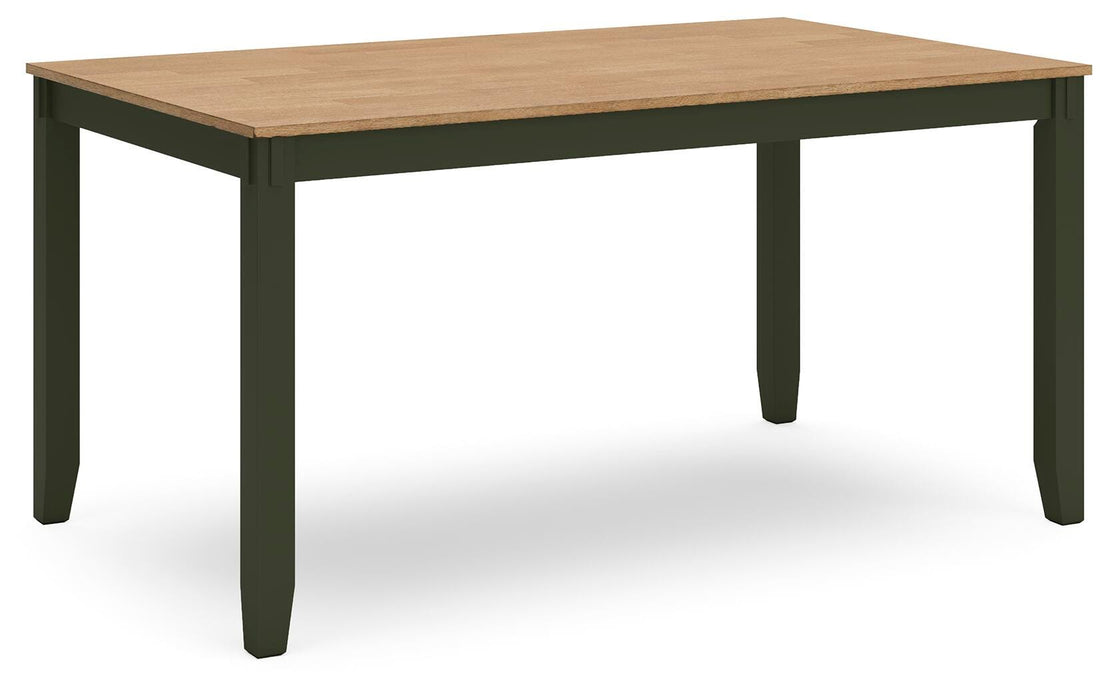 Gesthaven Dining Table with 4 Chairs and Bench (Set of 6) - Dimensional Outlet Furniture (Oakland, CA)