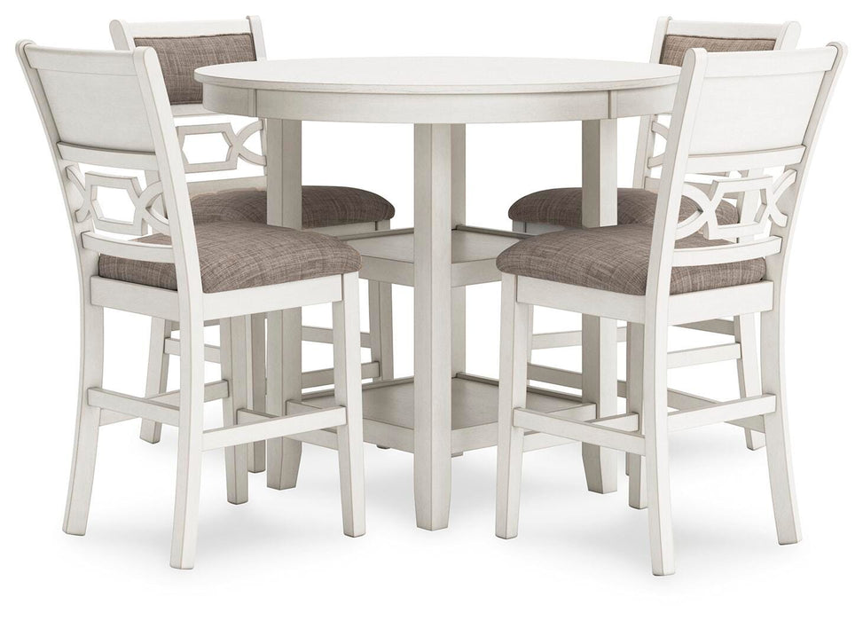 Erinberg Counter Height Dining Table and 4 Barstools (Set of 5) - Dimensional Outlet Furniture (Oakland, CA)