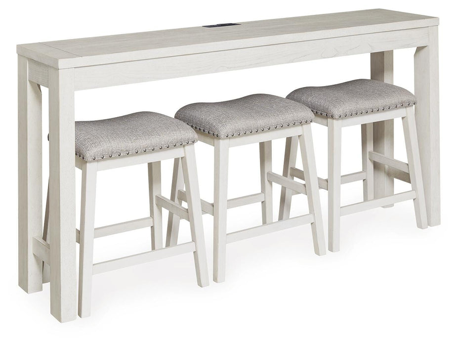 Robbinsdale Counter Height Dining Table and 3 Barstools Set - Dimensional Outlet Furniture (Oakland, CA)