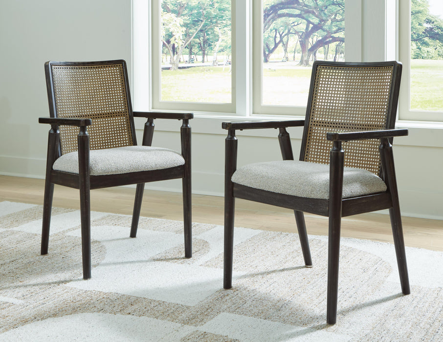 Galliden Dining Arm Chair - Dimensional Outlet Furniture (Oakland, CA)