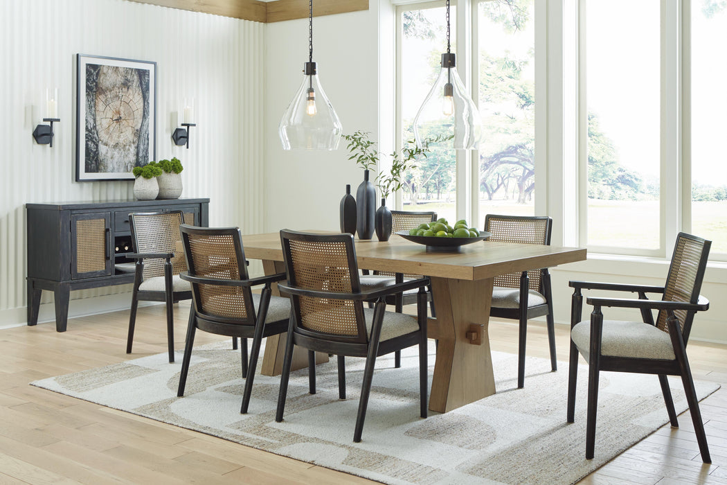 Galliden Dining Arm Chair - Dimensional Outlet Furniture (Oakland, CA)