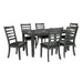 Adia 7 Pc Dinning Table Set Grey & Brown - Dimensional Outlet Furniture (Oakland, CA)