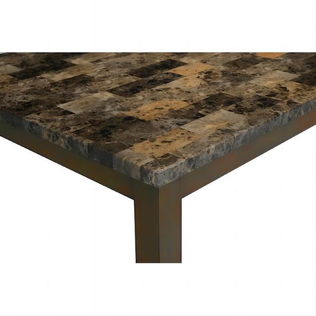 Adia 7 Pc Dinning Table Set Grey & Brown - Dimensional Outlet Furniture (Oakland, CA)