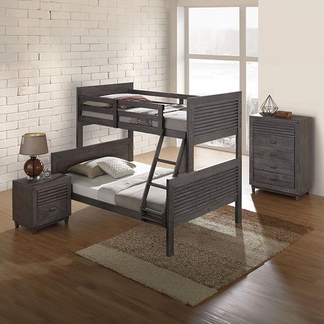 Witham Twin/Full & Twin/Twin Bunk Bed - Dimensional Outlet Furniture (Oakland, CA)