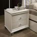 ALLIE Night Stand Beige & Rose Gold - Dimensional Outlet Furniture (Oakland, CA)