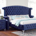 Alzir Bed Grey & Blue - Dimensional Outlet Furniture (Oakland, CA)