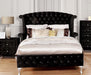 Alzir Gray & Black Queen & E.King Bed - Dimensional Outlet Furniture (Oakland, CA)