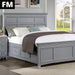 Castlile Bed Grey - Dimensional Outlet Furniture (Oakland, CA)
