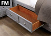 Castlile Bed Grey - Dimensional Outlet Furniture (Oakland, CA)