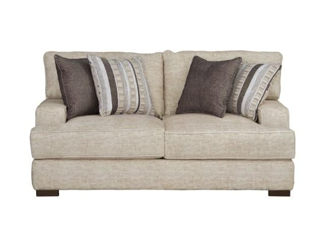 ARDENFOLD Loveseat, Beige & Gray - Dimensional Outlet Furniture (Oakland, CA)