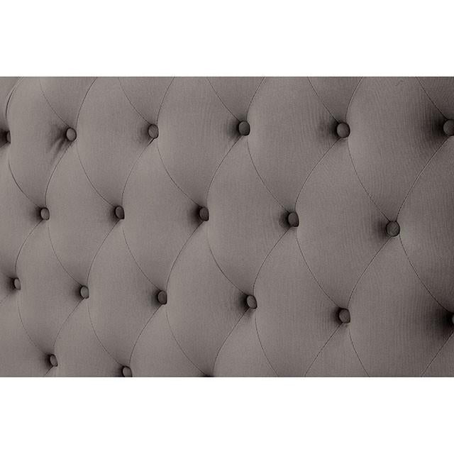 Cayla Bed Silver & Grey - Dimensional Outlet Furniture (Oakland, CA)