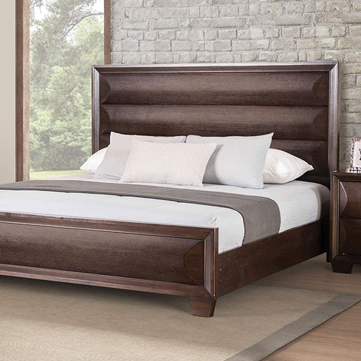 Chemnitz Bed Espresso & White - Dimensional Outlet Furniture (Oakland, CA)