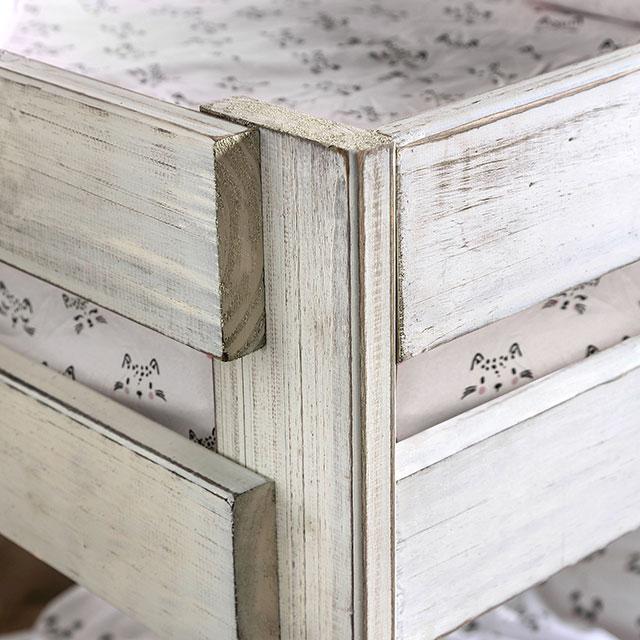 Arlette Twin/Twin Bunk Bed Brown, Black, Gray, & White - Dimensional Outlet Furniture (Oakland, CA)