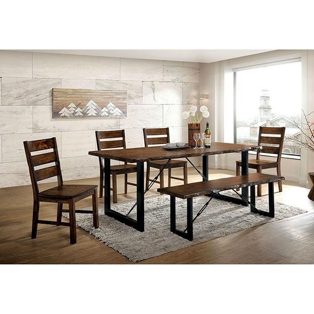 Dulce Walnut Side Chair (2/CTN) - Dimensional Outlet Furniture (Oakland, CA)