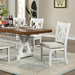 Auletta Transitional Dining Table Round & Squre - Dimensional Outlet Furniture (Oakland, CA)
