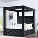 Etherea Bed Gray & Black - Dimensional Outlet Furniture (Oakland, CA)