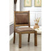 GIANNA Rustic Pine/Brown Side Chair (2/CTN) - Dimensional Outlet Furniture (Oakland, CA)