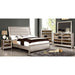 Golva Bed Beige & Black - Dimensional Outlet Furniture (Oakland, CA)