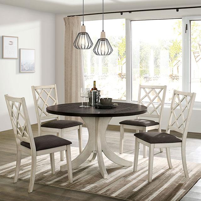 HALEIGH Round Dining Table - Dimensional Outlet Furniture (Oakland, CA)