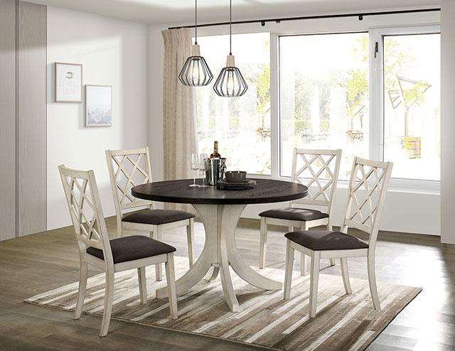 HALEIGH Round Dining Table - Dimensional Outlet Furniture (Oakland, CA)
