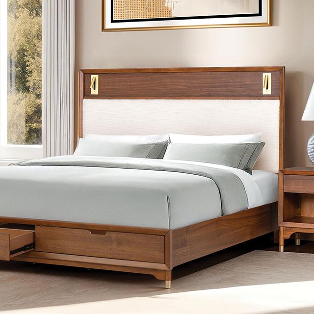 Hepburne Bed With Storage & Without Storage - Dimensional Outlet Furniture (Oakland, CA)
