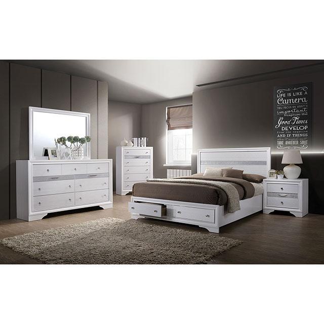 Chrissy 4 Piece & 5 Piece Queen Bedroom Set - Dimensional Outlet Furniture (Oakland, CA)