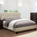 LEEROY Queen & Twin Bed Ivory & Gray - Dimensional Outlet Furniture (Oakland, CA)