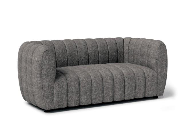 AVERSA Loveseat, Charcoal Gray