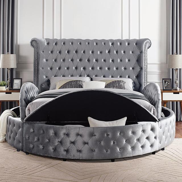 Sansom Queen Bed - Dimensional Outlet Furniture (Oakland, CA)