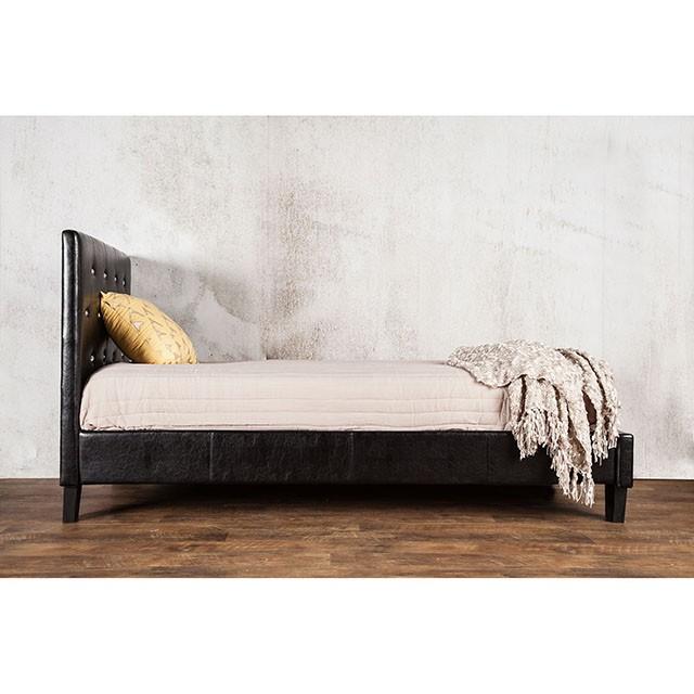 Velen Black Cal.King, E.King, Full, & Twin Bed Black & White