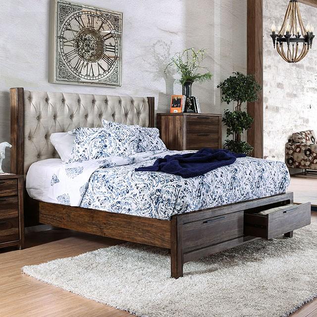 Hutchinson E.King & Cal.King Bed - Dimensional Outlet Furniture (Oakland, CA)