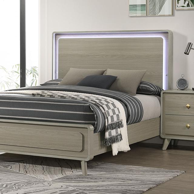 Rainier Queen Bedroom Set Gray - Dimensional Outlet Furniture (Oakland, CA)