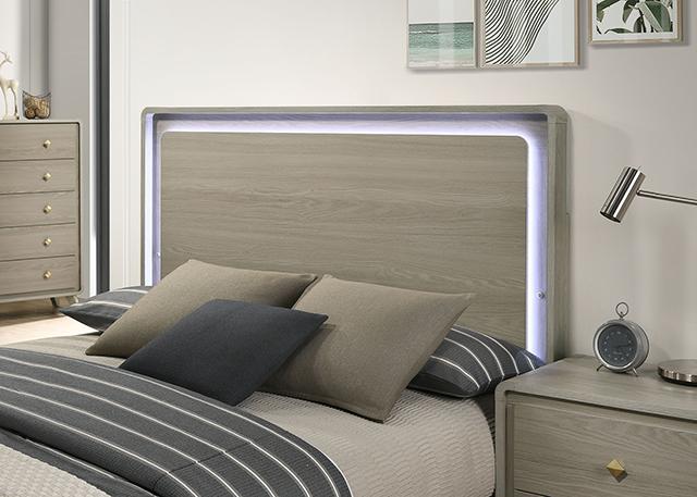 Rainier Queen Bedroom Set Gray - Dimensional Outlet Furniture (Oakland, CA)
