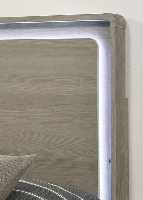 Rainier Queen Bedroom Set Gray - Dimensional Outlet Furniture (Oakland, CA)