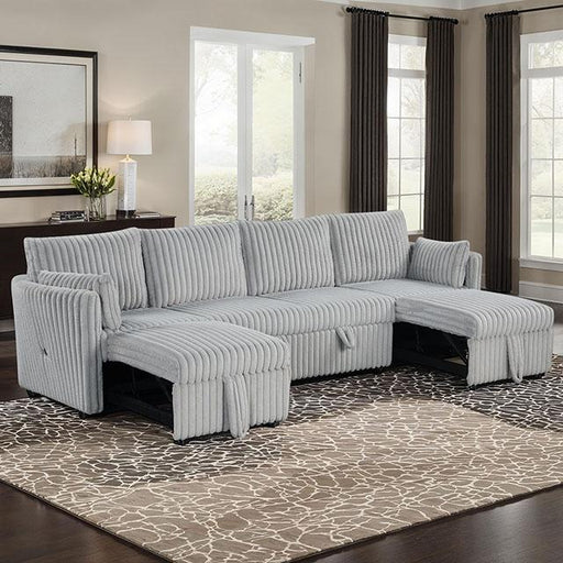 Denholme U-Sectional w/ Pull Out - Dimensional Outlet Furniture (Oakland, CA)