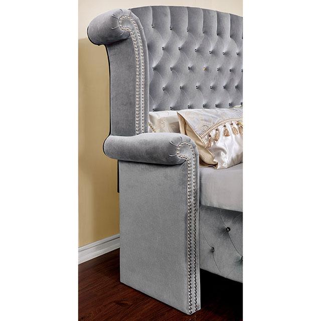Alzir Night Stand Gray - Dimensional Outlet Furniture (Oakland, CA)