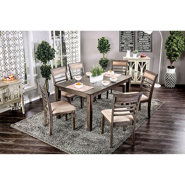 Taylah 5 & 7 Piece Dining Table Set - Dimensional Outlet Furniture (Oakland, CA)