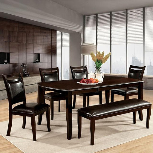 Woodside Dining Table Set with Bench - Dimensional Outlet Furniture (Oakland, CA)