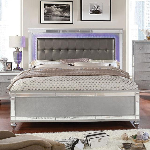Brachium Queen Bedroom Set Silver - Dimensional Outlet Furniture (Oakland, CA)